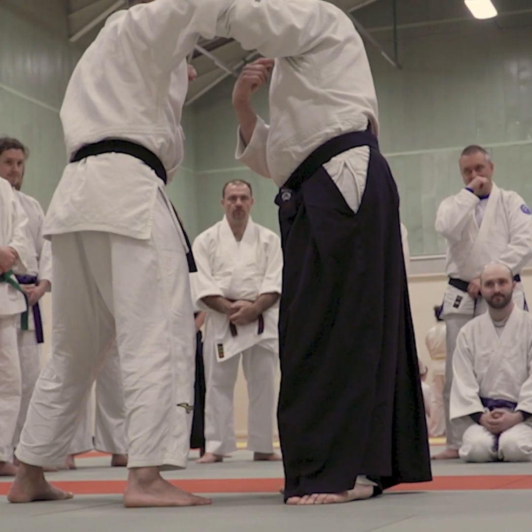 Jiu Jitsu practitioners in the gym